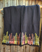 Load image into Gallery viewer, Black Cityscapes Ruana