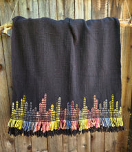 Load image into Gallery viewer, Black Cityscapes Ruana