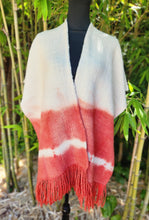 Load image into Gallery viewer, White and Red Ruana