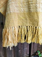 Load image into Gallery viewer, Small Poncho in Yellow and White