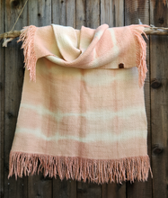 Load image into Gallery viewer, White and Pink Ruana