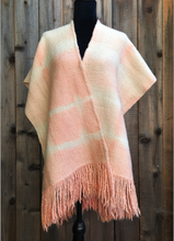 Load image into Gallery viewer, White and Pink Ruana