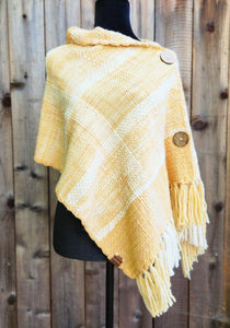 Small Poncho in Golden Yellow