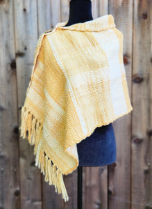 Small Poncho in Golden Yellow
