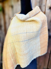 Load image into Gallery viewer, Small Poncho in Yellow, White, Beige and Light Coral
