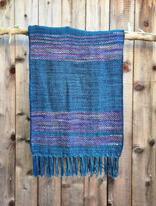 Shawl Peacock Blue