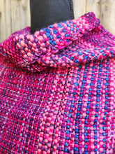 Load image into Gallery viewer, Small Poncho in Fuchsia and Blue
