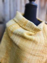 Load image into Gallery viewer, Small Poncho in Yellow and White
