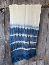 Load image into Gallery viewer, Tie-dyed Throw/Shawl - lines
