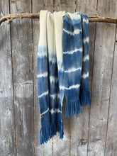 Load image into Gallery viewer, Tie-dyed Throw/Shawl - lines
