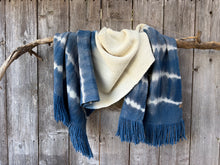Load image into Gallery viewer, Tie-dyed Throw/Shawl - lines
