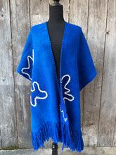 Load image into Gallery viewer, Ruana Bright Blue
