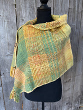Load image into Gallery viewer, Yellow and Green Poncho
