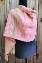 Load image into Gallery viewer, Small Poncho in Soft Pink and Beige
