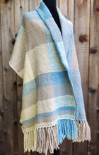 Load image into Gallery viewer, Celeste, White and Gray Shawl
